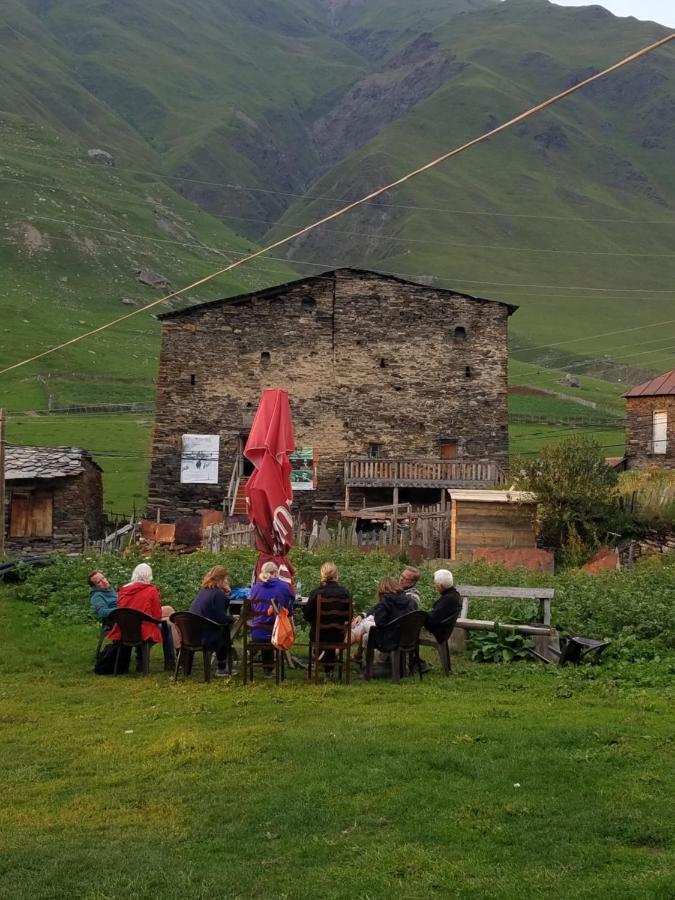 Chvibiani Guesthouse & Bar Ushguli Bagian luar foto