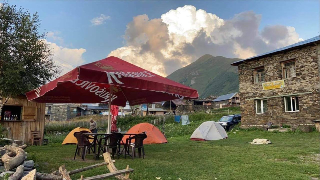 Chvibiani Guesthouse & Bar Ushguli Bagian luar foto