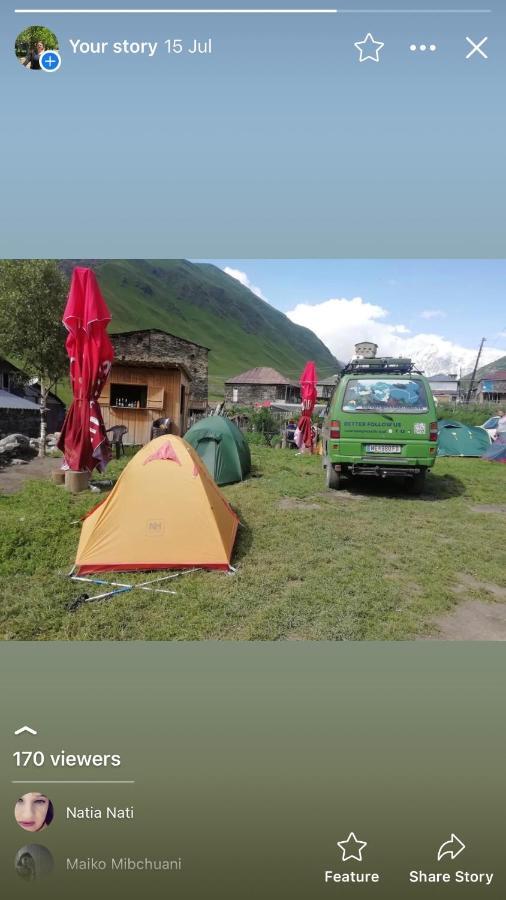 Chvibiani Guesthouse & Bar Ushguli Bagian luar foto