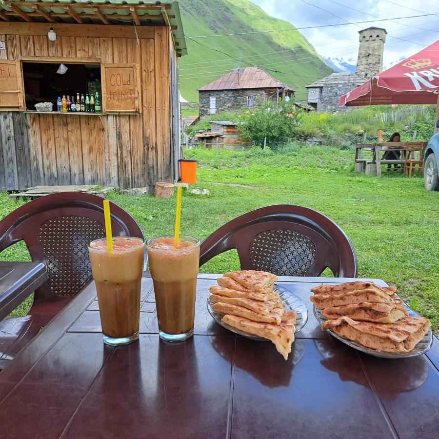 Chvibiani Guesthouse & Bar Ushguli Bagian luar foto