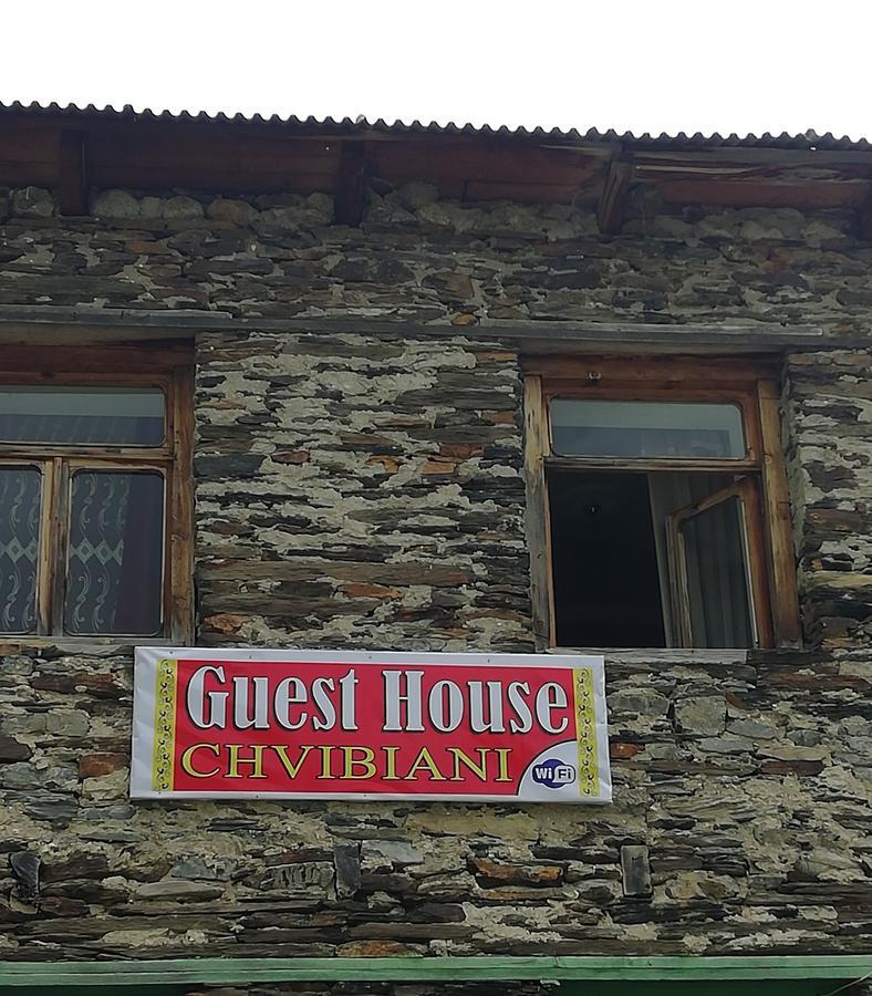 Chvibiani Guesthouse & Bar Ushguli Bagian luar foto